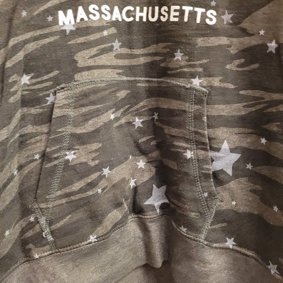 Camouflage Sweatshirt with side zipper detail - Picture 3 of 4